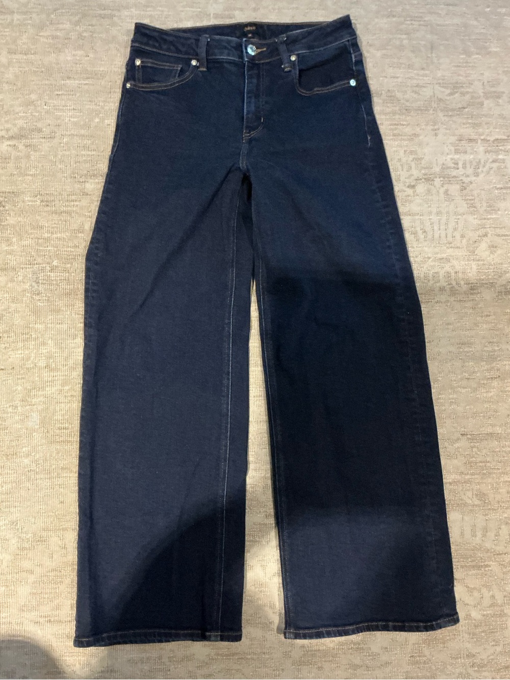 Quince Women’s Dark Navy Flare Leg Jeans
